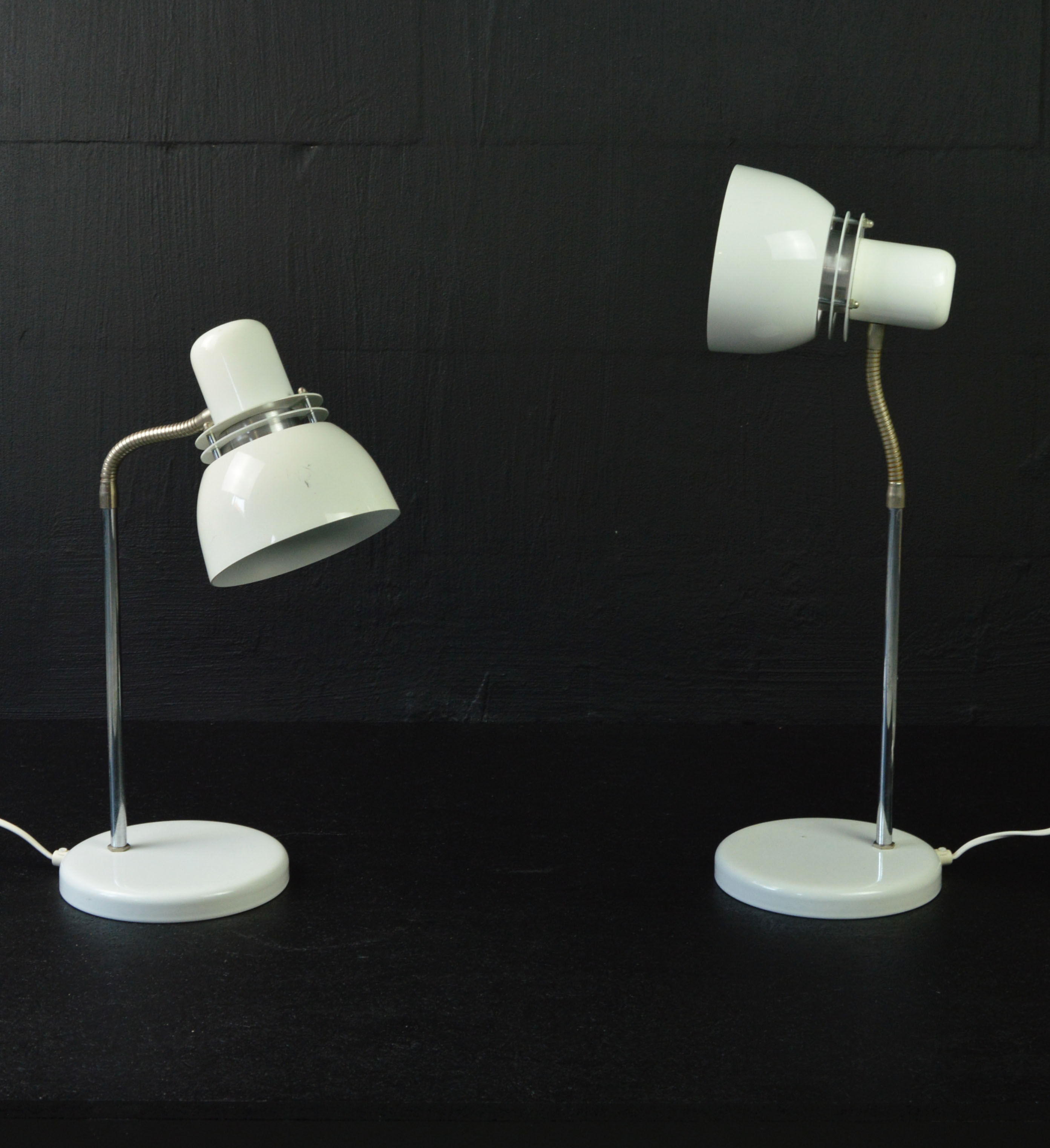 Paire de lampes de bureau Belid, années 1970