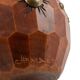 Antique tobacco pot in hand-carved walnut, Folk Art from Savoie, Chambéry.