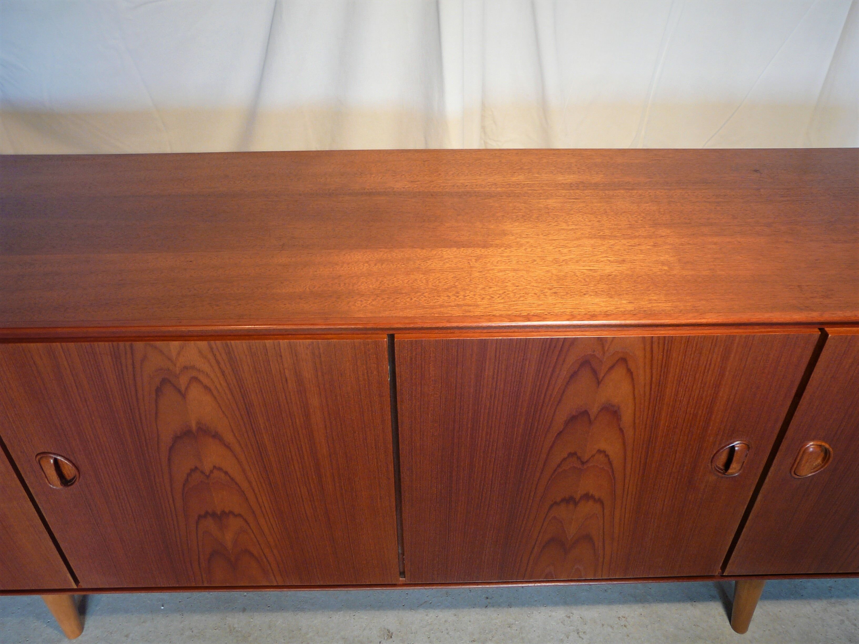 Scandinavian teak enfilade 60s