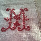 Pair of white canvas country sheets