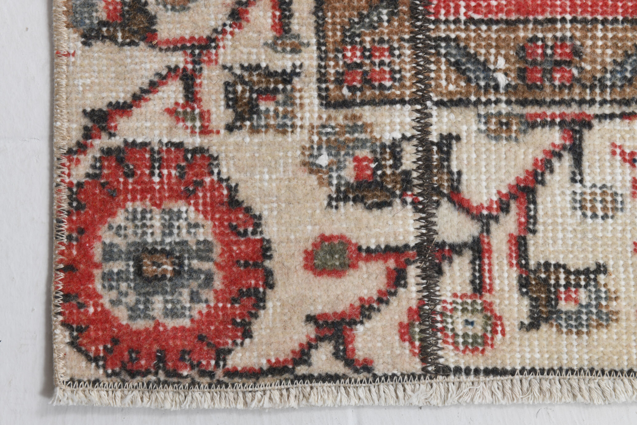 Vintage runner rug. 69x199cm