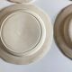 Set de 4 assiettes 18e à godrons en faience fine