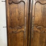 Paire de Portes d'armoire ancienne et sa traverse