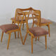 Chaises de salle à manger Mid century by Tatra nabytok, Set de 4