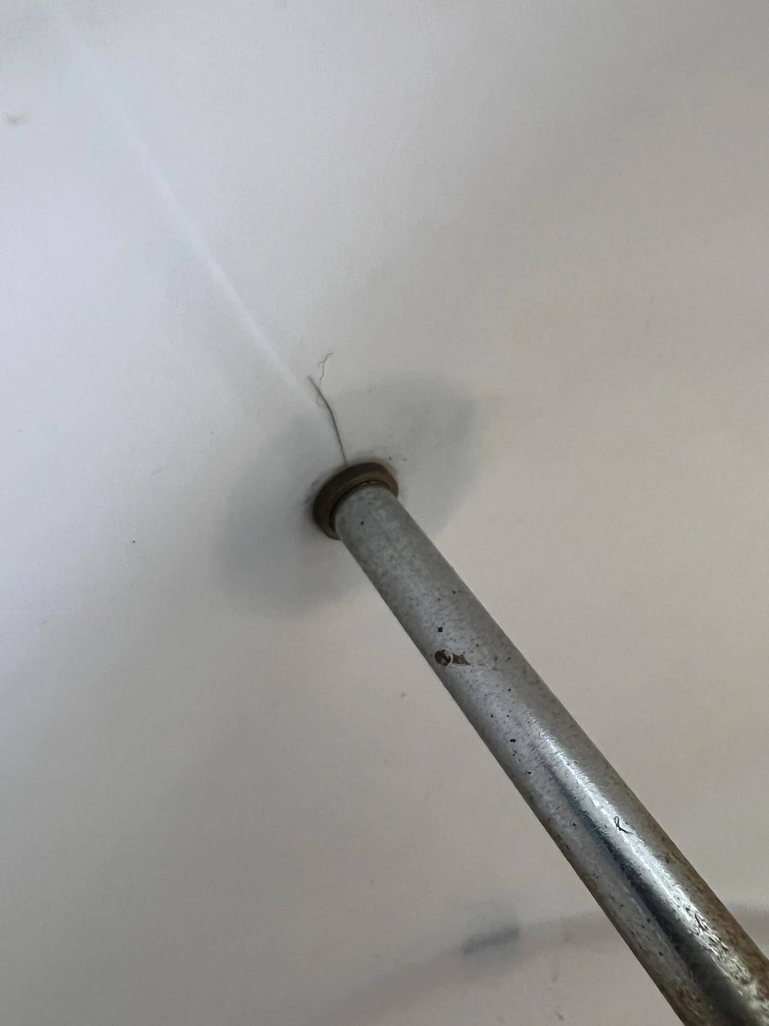 Mid-century space age mushroom arc floor lamp by GEPO