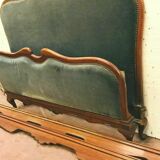 Louis XV style bed in 20th century walnut