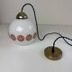 Ancienne suspensions en opaline vintage 1970