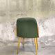 Chaise vintage vinyle vert