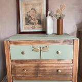 Commode 3 tiroirs relookée