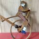 Old wooden push toy