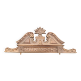 Ancient walnut pediment