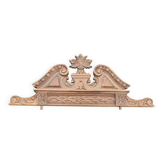 Ancient walnut pediment