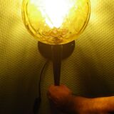 Brass patinated thick metal wall 1940