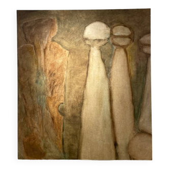 Painting "The Silhouettes" Miklos Bokor