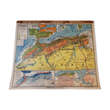 Vidal-Lablache educational wall map of the 1950s