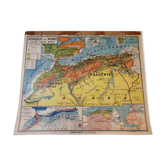 Vidal-Lablache educational wall map of the 1950s