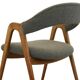 vintage WK Möbel style fauteuil / stoel 'Wildflecken' nieuwe bouclé stof