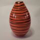 Art Glass Orange Vase