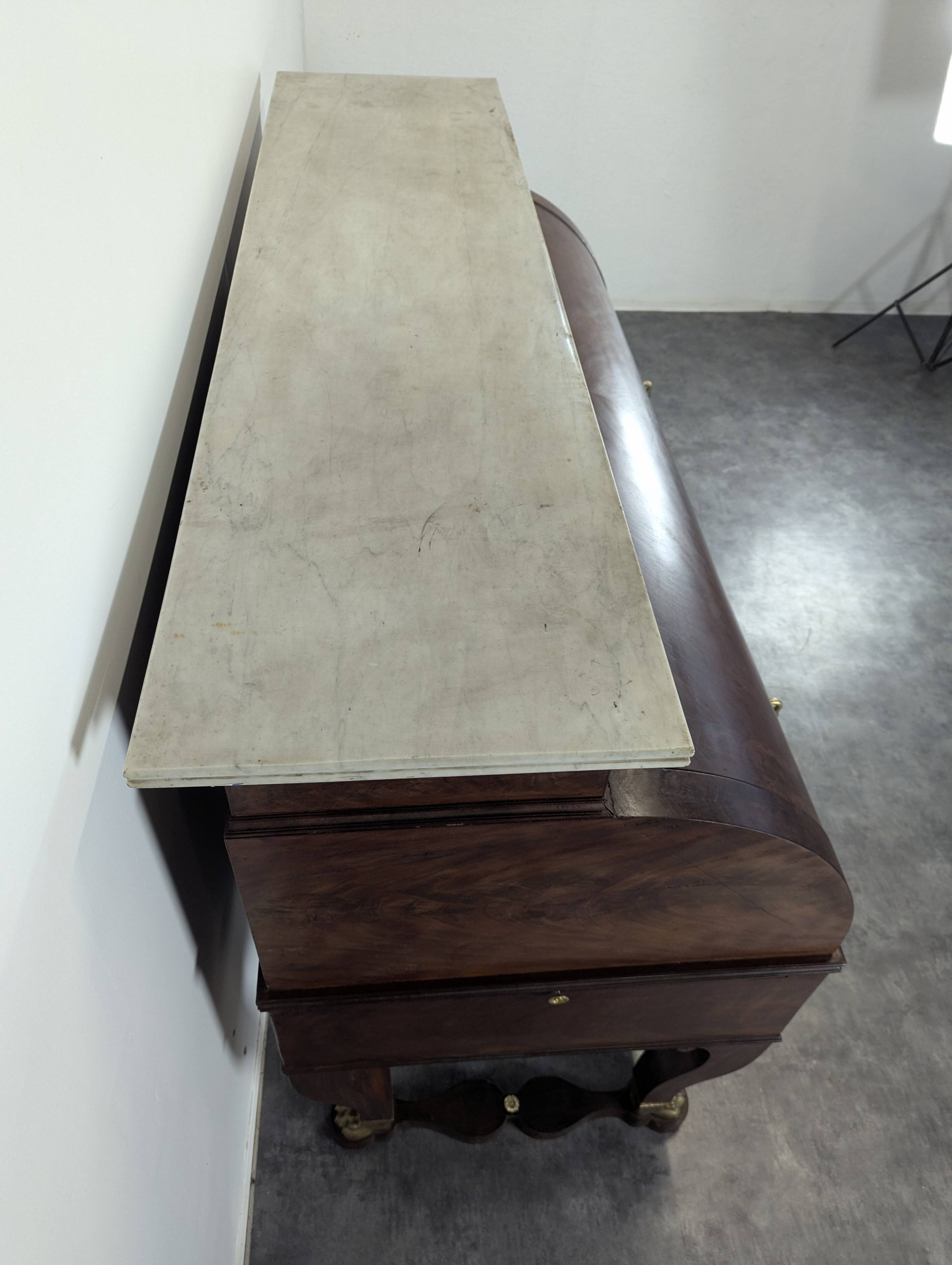 Bureau cylindre d'époque Empire