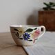 Antique ironstone tea cup Sarreguemines Digoin - Sélestat model