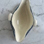 Saucière gien guirlandes 1937 terre de fer