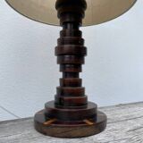 Art Deco wooden lamp