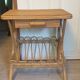 Rattan bedside table