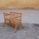 Vintage rattan magazine rack