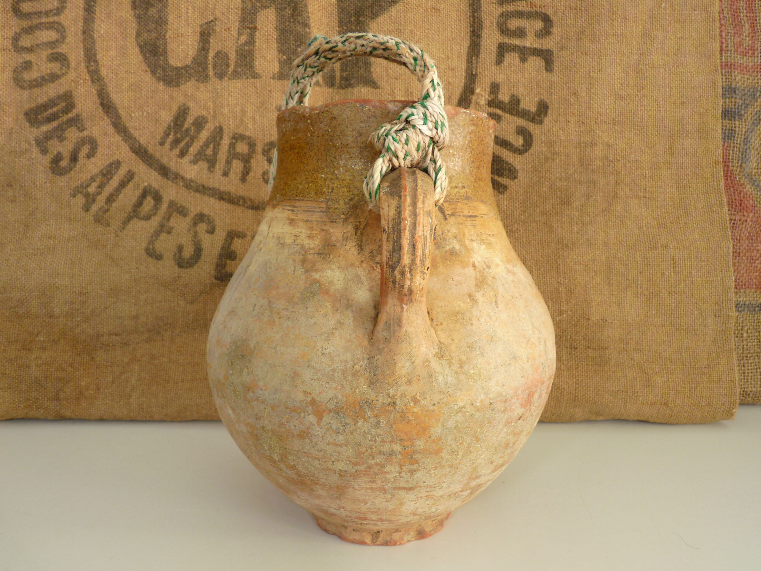 Terracotta pottery, pot for transporting milk, North Africa