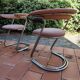 Set of 4 Modernist Swiss Zug Victori Dining Room Armchairs