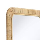 Handmade Rattan Mirror