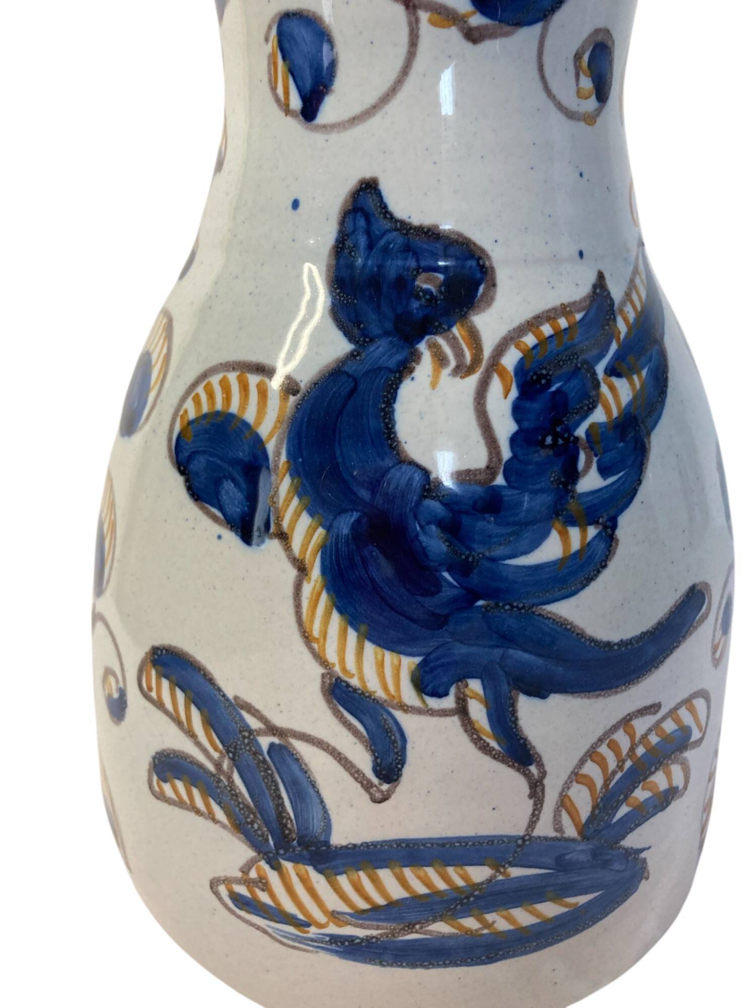 Large Talavera de la Reina earthenware pitcher, 20th century