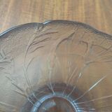 Large glass bowl from the mid-century by Heiniä Kainalossa for Humppila, Finland.