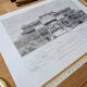 Printed in 1891, N'go Mon Gate, Hue, Vietnam.
