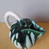 Glazed ceramic melon pitcher 1960