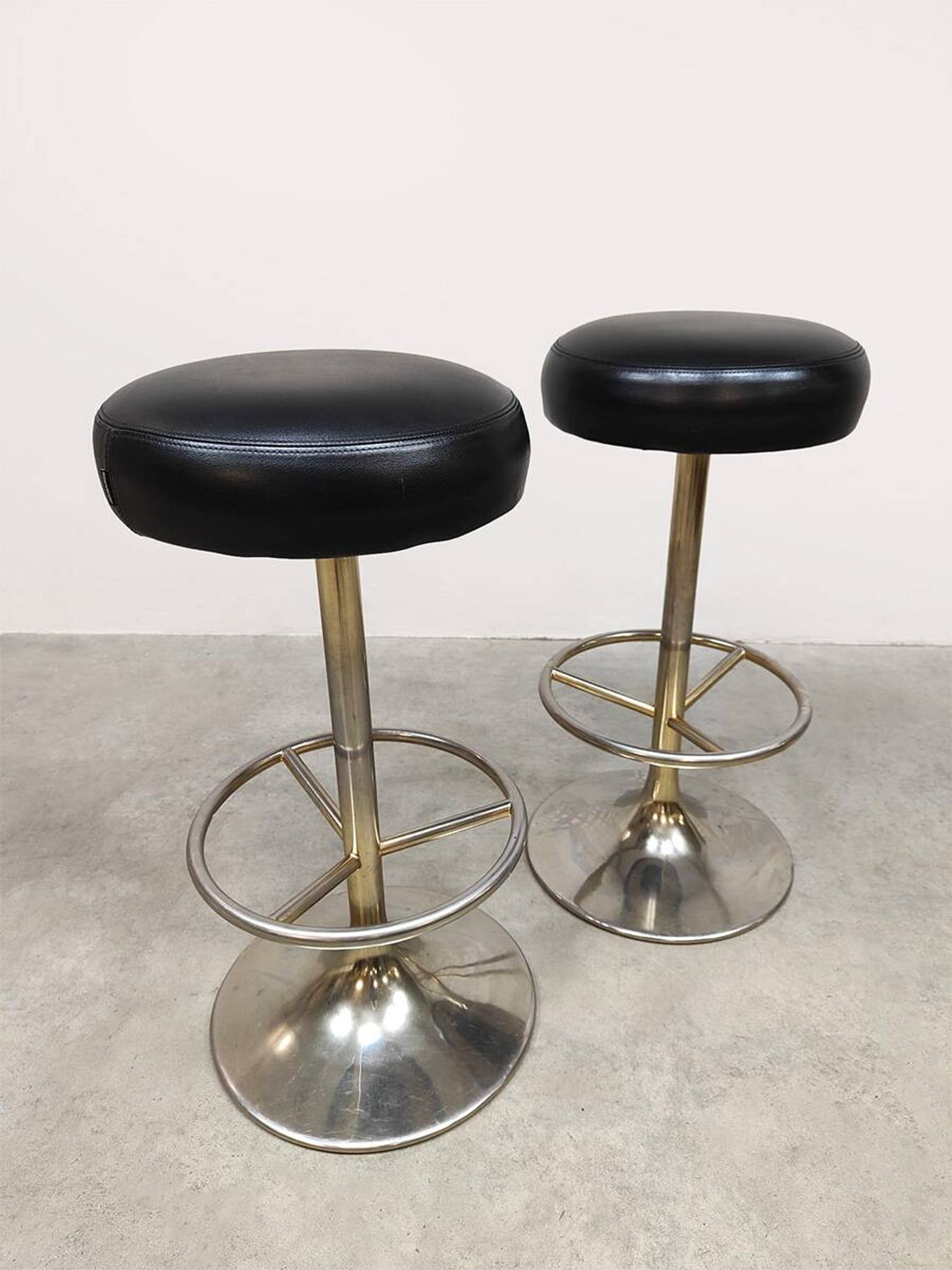 Tabourets de bar vintage suédois Borje Johanson