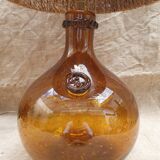 Biot glass lamp
