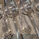 12 silver-plated metal soup spoons by the silversmith Boulenger LXV, half-rich.