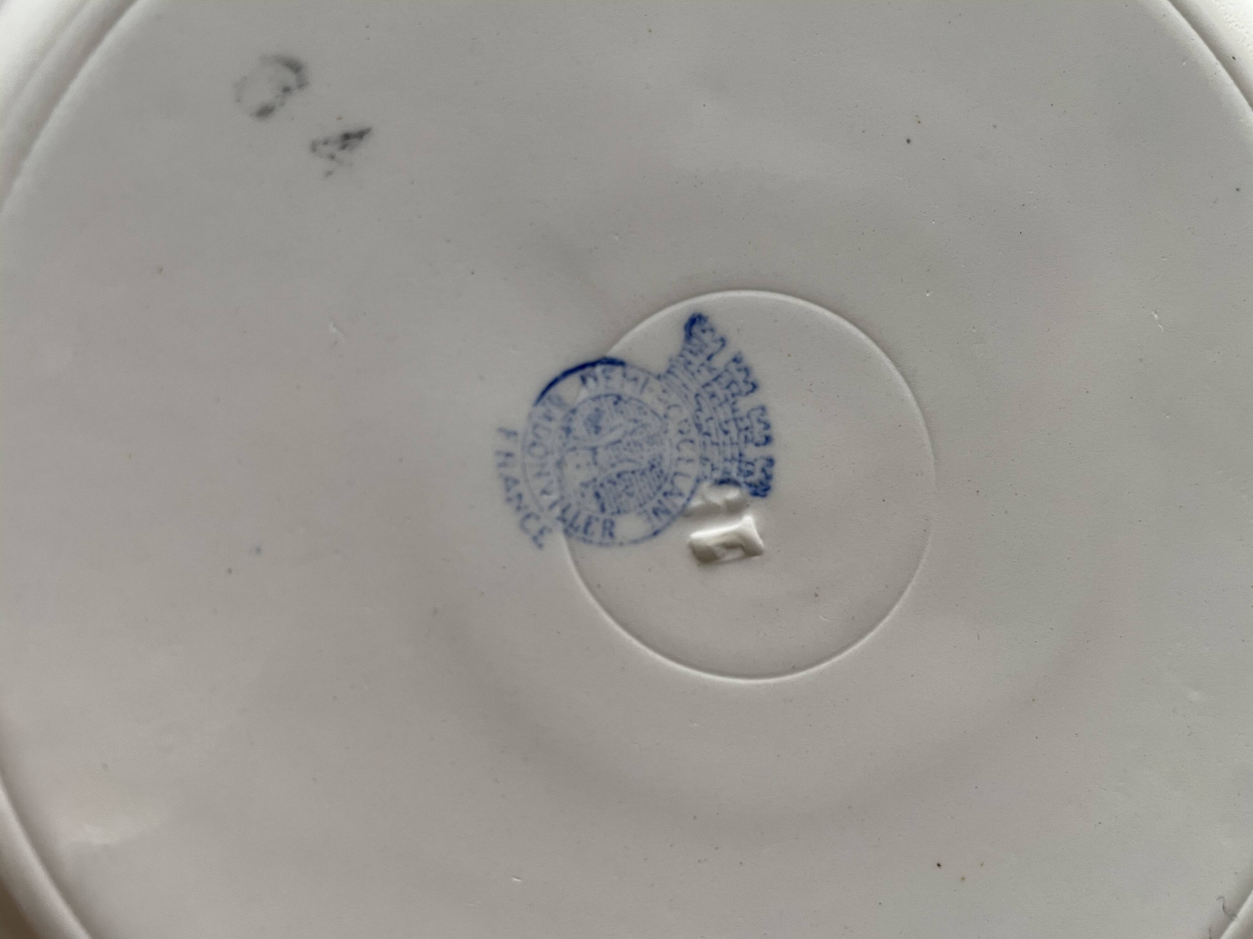 6 Badonviller "Germaine" dessert plates