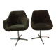Pairs of vintage chairs from the 50s/60s swivel.