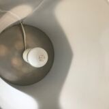 Lamp stainless steel and design perpex Space Age 1970