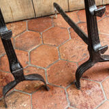 Pair of landiers, seventeenth century