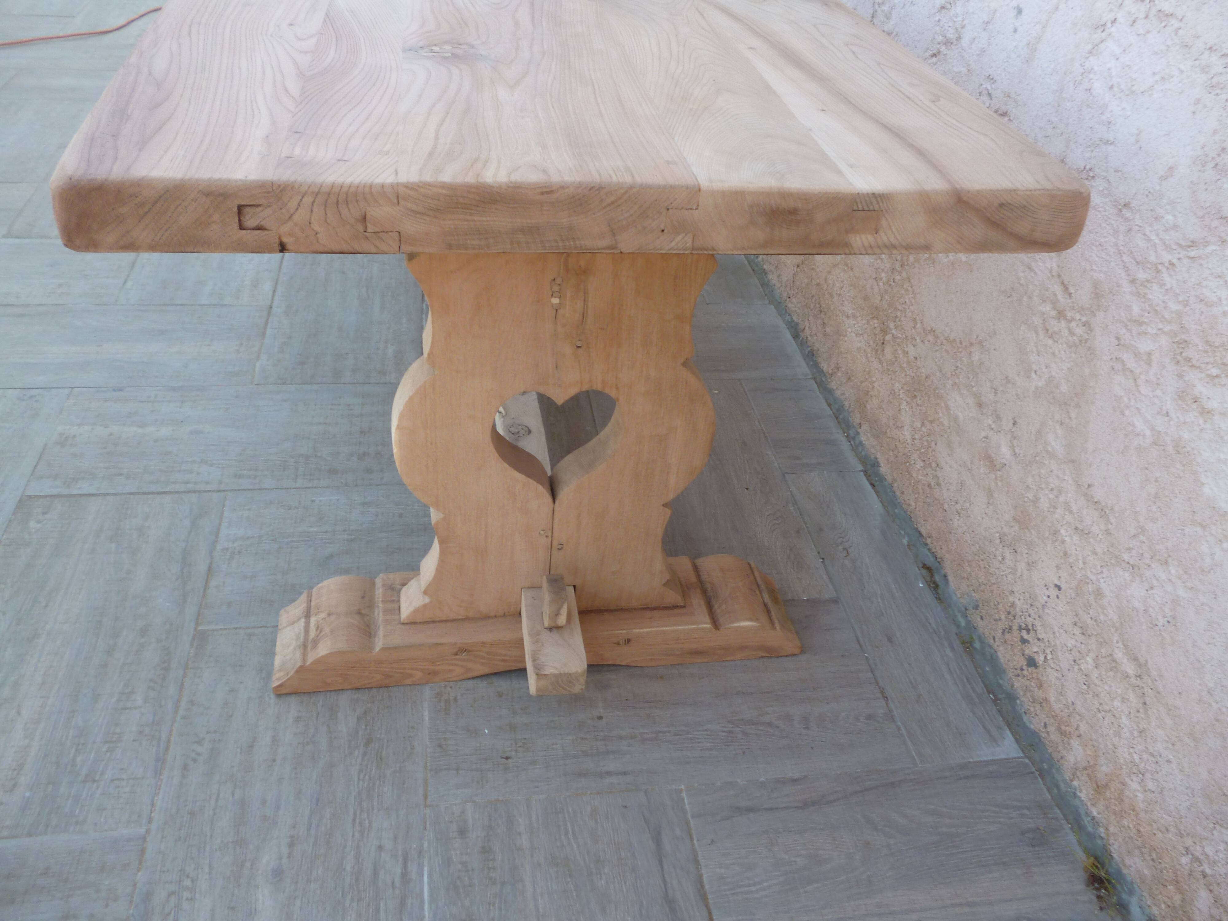 Monastery table in solid oak