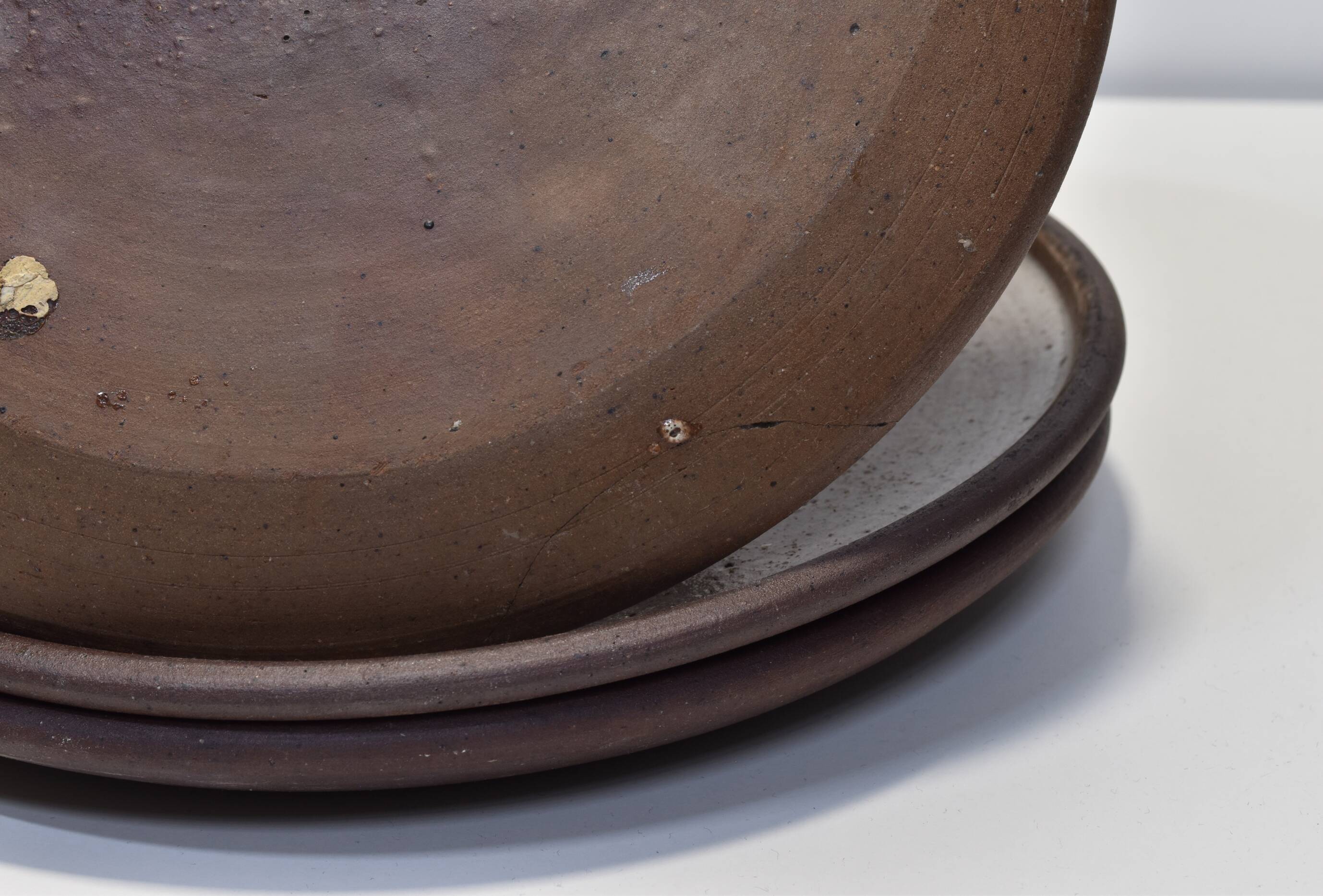 7 Vintage ceramic plates Norbert Pierlot Ratilly La borne