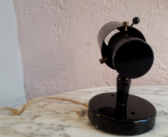 Lamp applied wall Jacques Biny Lita 1950 vintage design