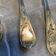 Set of hallmarked silver-plated spoons and forks