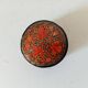 Small antique Kashmiri bonbonnière/pillbox in papier-mâché.
