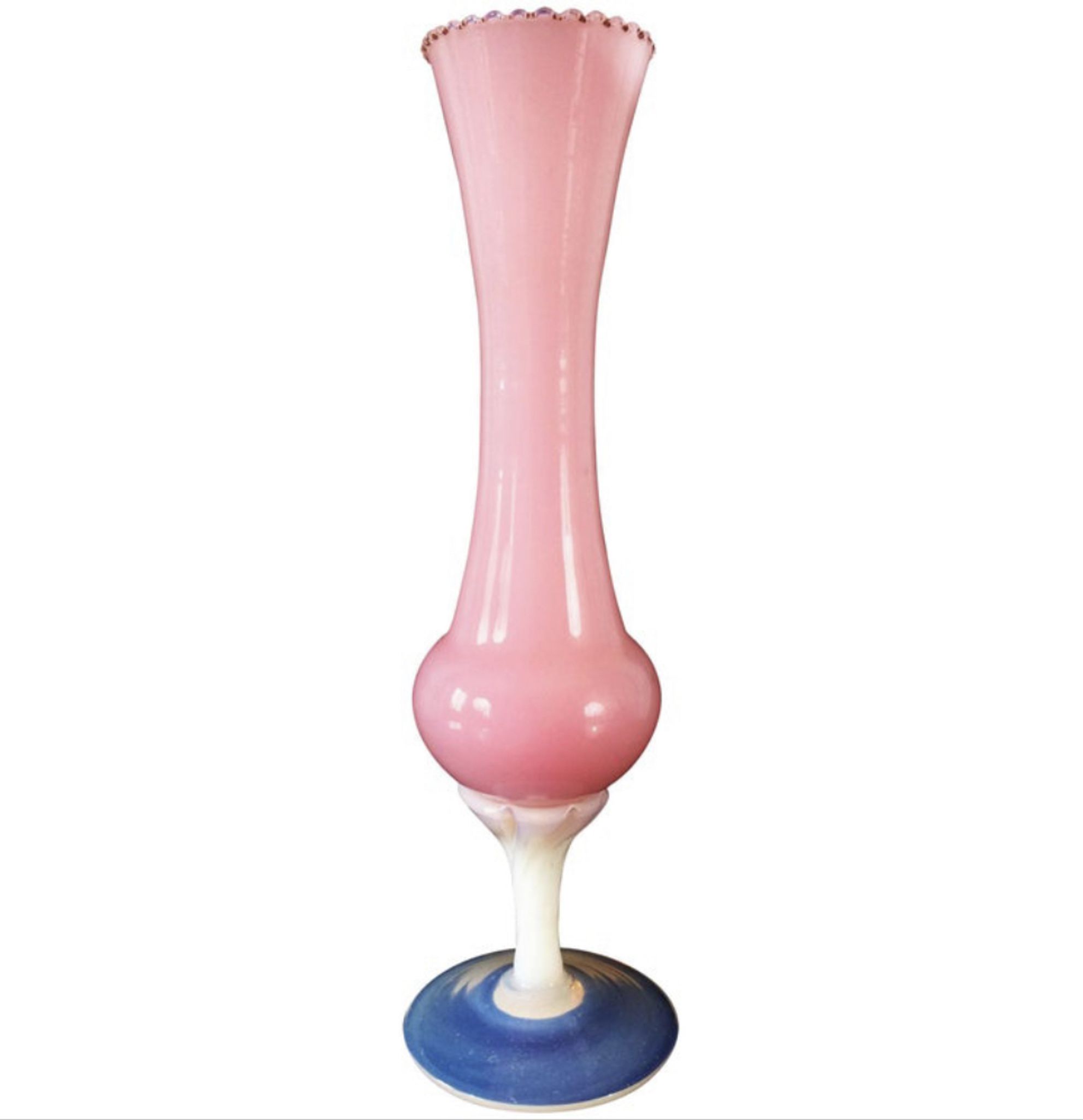 Vase en Opaline Rose 1920