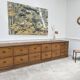 Trade cabinet with 14 drawers