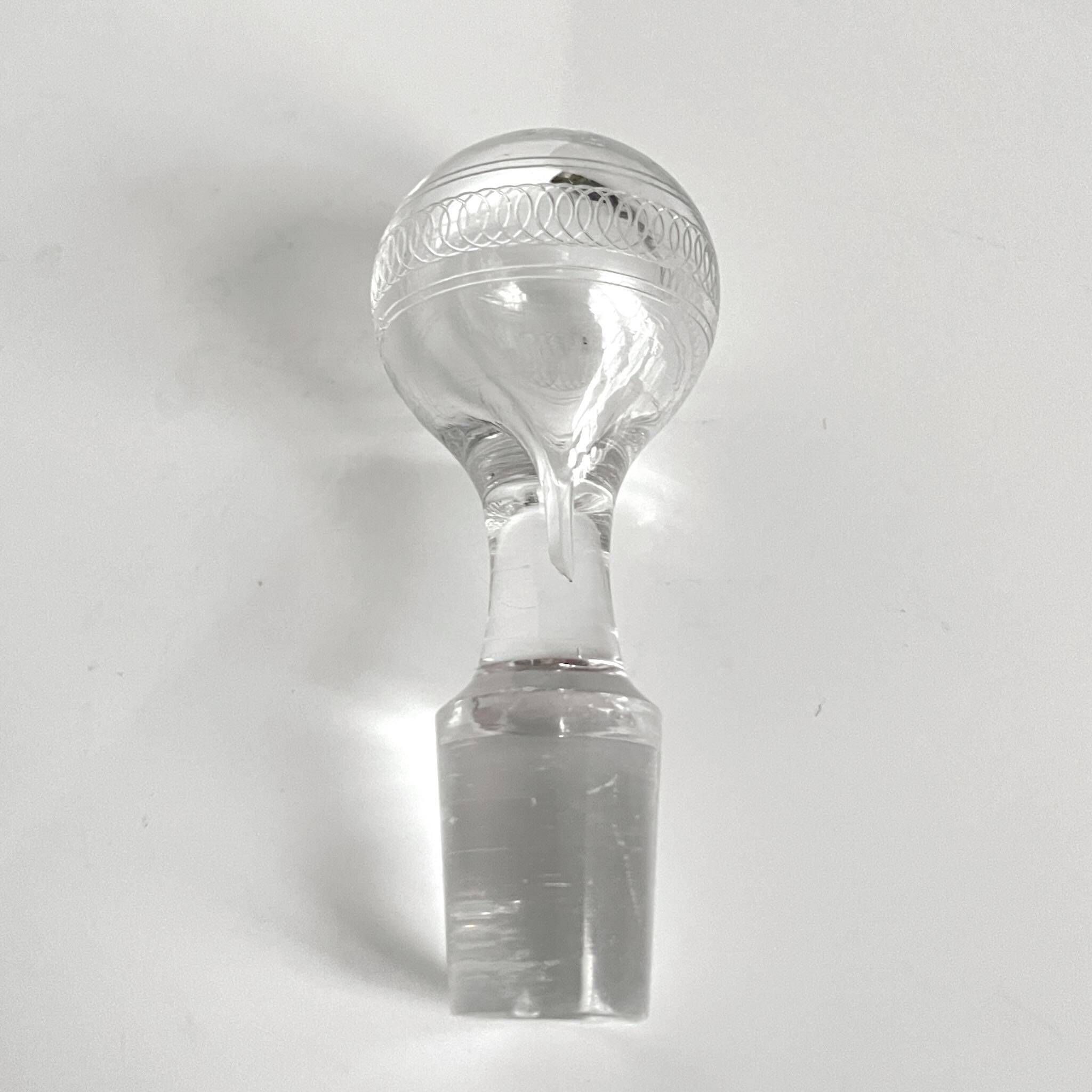 Baccarat crystal decanter | Athenian model | Art Nouveau style